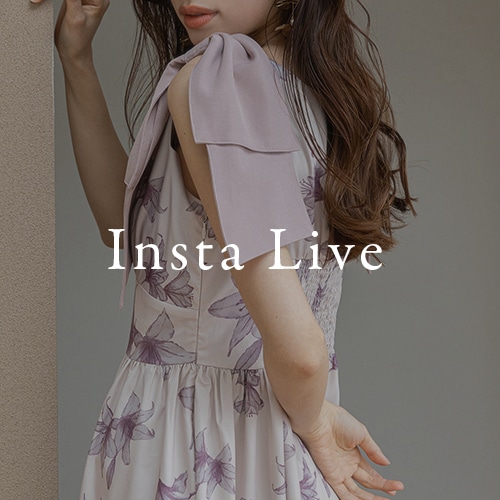 【insta LIVE】本社よりSummer Flower Collectionアイテムをご紹介